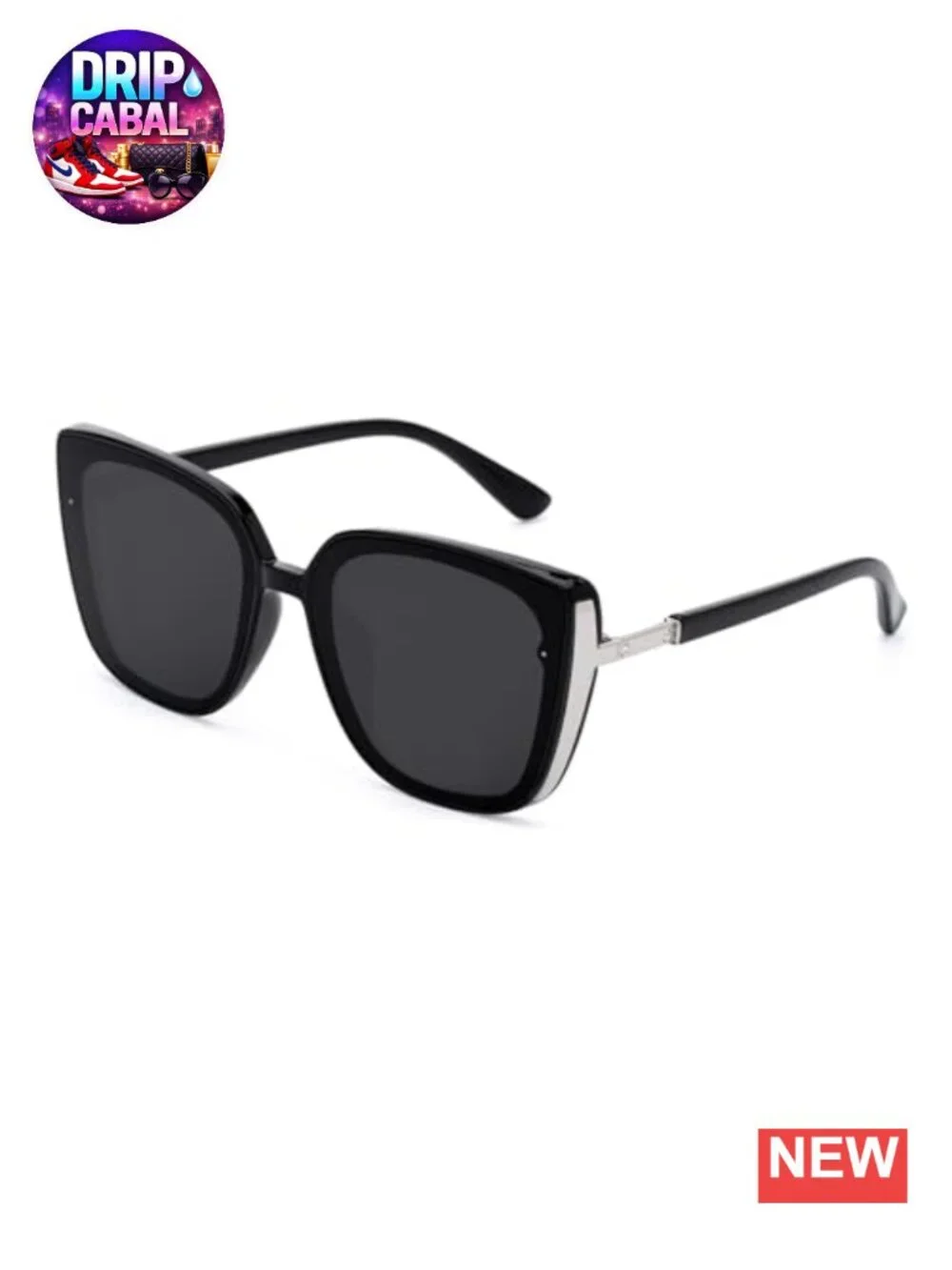 Oversized Square Sunglasses UV400 Protection Unisex